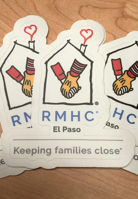 RMHC El Paso stickers